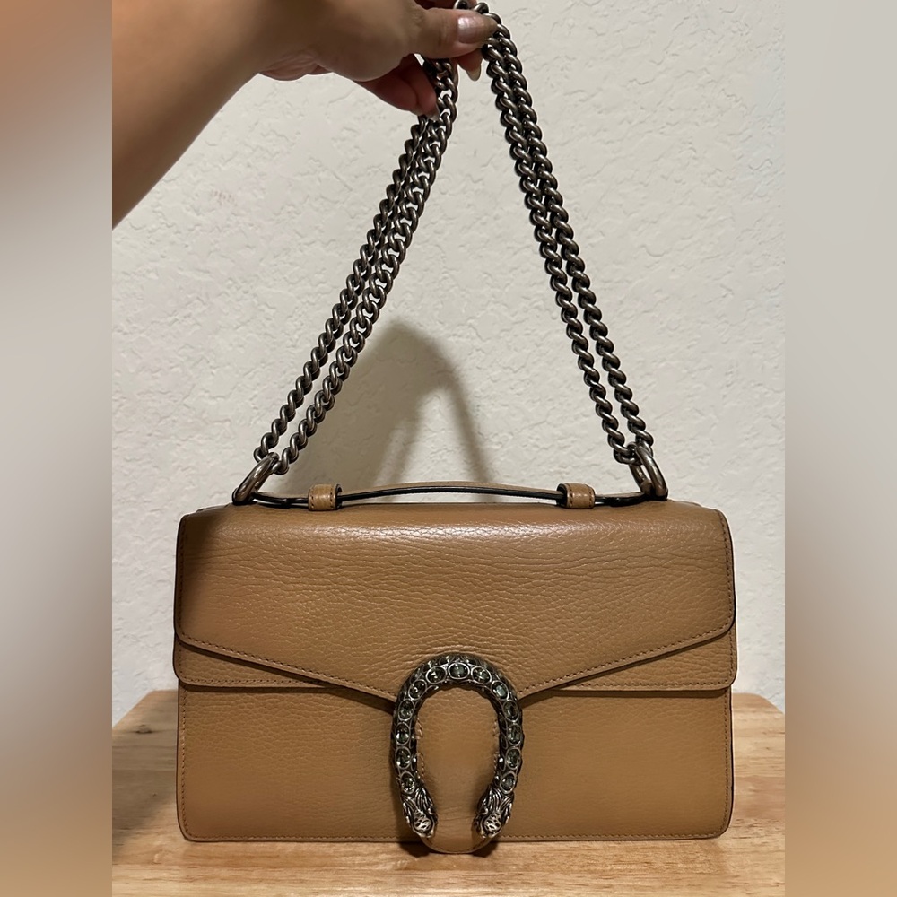 Gucci Dionysus Leather Shoulder Bag